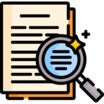 Transparence bancaire - icône loupe symbolisant clarté et visibilité